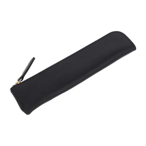 DIYEAH Großzügige Kapazität Handgefertigte Stiftaufbewahrung Reißverschluss Schreibtischhalter für Schreibwaren Make Up Marker Schreibwerkzeuge Schwarz von DIYEAH