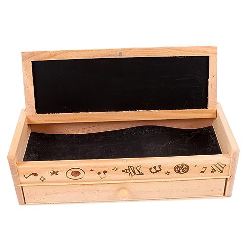 DIYEAH Spezielles Federmäppchen Für Jungen Und Mädchen Aus Holz Stifteetui Bleistiftbox Für Die Schule von DIYEAH