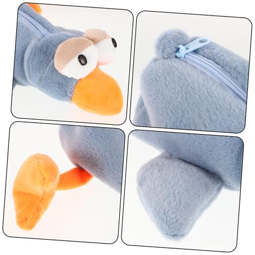 DIYEAH Kuscheliges Plüsch Federmäppchen in Niedlicher Vogel Form Weiche Cartoon Stifttasche für Kompakte und Tragbare Schreibwaren Aufbewahrung Robuster Schutz für Schule und Alltag von DIYEAH