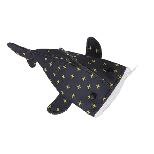 DIYEAH Lustiges Federmäppchen mit Sternenmuster Kreative Robuste Canvas Stifttasche mit Großem Fassungsvermögen Kompakter Tragbarer Organizer für Schule Büro und Reisen von DIYEAH