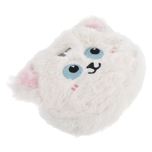 DIYEAH Münzgeldbörse Mit Katzenmotiv Plüsch-geldbörse Für Münzen Kleine Münztasche Aus Weichem Plüschmaterial Funktionaler Münzbeutel Für Täglichen Gebrauch Und Reisen von DIYEAH