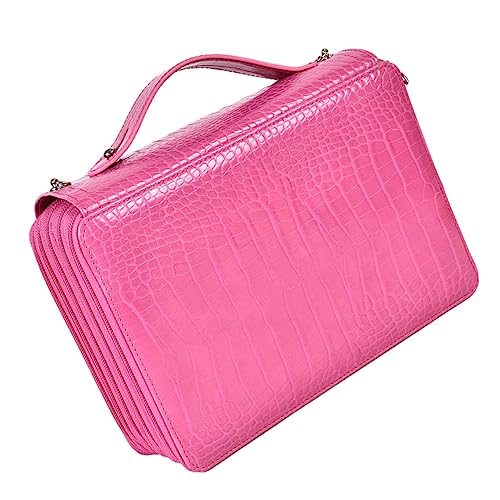 DIYEAH Bleistift-Aufbewahrungstasche mit 252 Fächern Reißverschluss-Design Bleistiftetui mit Großer Kapazität Multifunktionale Bleistiftbox Tragbar und Leicht Zu Tragen für Die Schule von DIYEAH