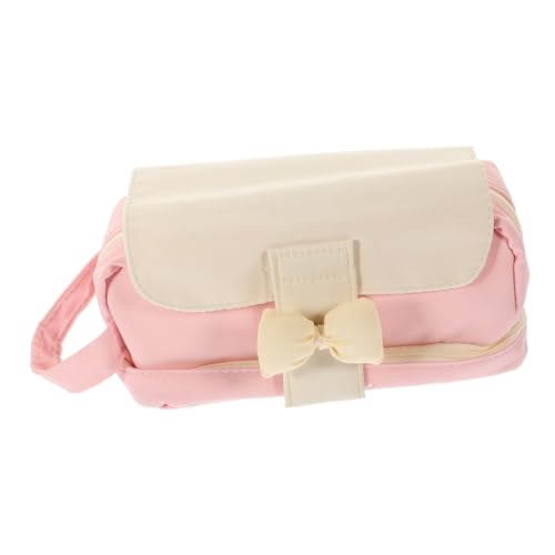 DIYEAH Niedliches Federmäppchen mit Reißverschluss Tragbarem Stifteetui aus Robustem Canvas Große Kapazität für Stifte Lineal Münzen für Schüler Studenten Bürobedarf Mädchen Jugendliche von DIYEAH