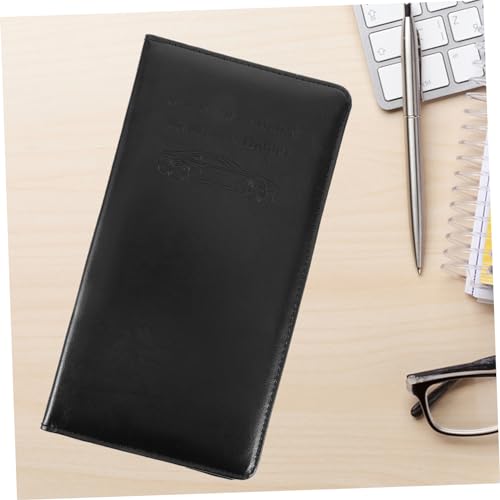 DIYEAH PU Auto Versicherungs und Zulassungsdokumentenhalter Mehrfachfächer Kartenetui für Führerschein und Kfz Papiere Schlankes Design Robuster Organizer für Fahrzeugunterlagen von DIYEAH