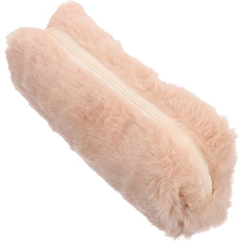 DIYEAH Plüsch-Stiftetasche Bleistifttasche Make-Up-Tasche Flauschige Kosmetiktasche Mit Reißverschluss Büro-Schreibwaren-Organizer von DIYEAH