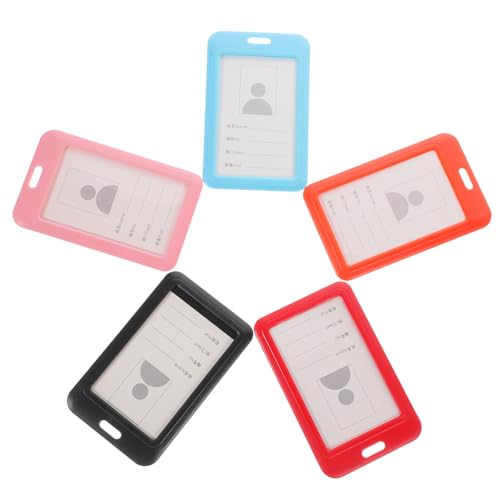 DIYEAH Pp-abdeckungshalter 5-teilige Ausweishülle Für Ausweishalter Für Mitarbeiter Im Büro Zufällige Farben von DIYEAH