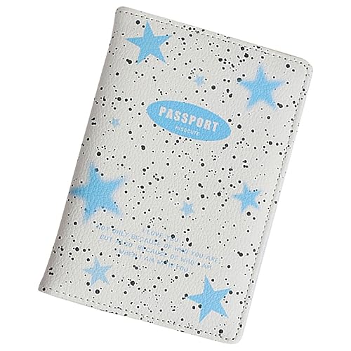 DIYEAH Reisepasshülle Aus Kunstleder Mit Kartenfach Organizer Für Damen Herren Reisepass Kartenhalter Reiseschutz Tragbar Leicht Zu Reinigen von DIYEAH