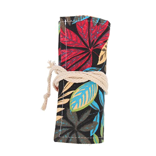 DIYEAH Roll-up-federmäppchen Aus Canvas Zum Organisieren Von Bleistiften Stifte-Organizer Mit Großem Volumen Für Buntstifte Und Gelstifte Leicht Und Tragbar Für Unterwegs von DIYEAH