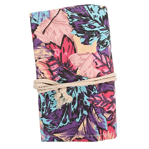 DIYEAH Aufrollbares Federmäppchen Bleistifthalter Aus Segeltuch 36-fächer-Aufbewahrungstasche für Künstlerbedarf Skizzieren und Zeichnen Kompakt von DIYEAH