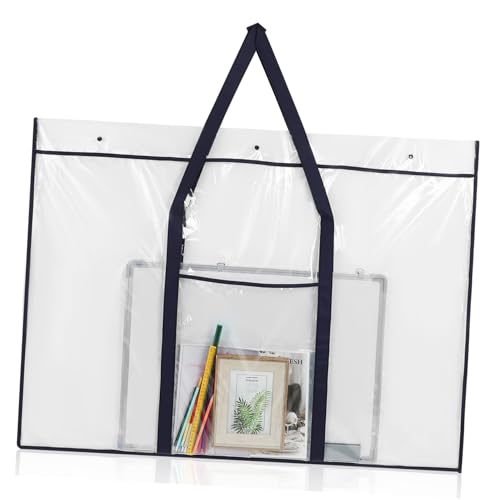 DIYEAH Kunstportfolio-Tasche Aus PVC Für Große Poster-aufbewahrung Mit Griff Und Einfachem Verschluss Robust Und Langlebig Für Kunstaufbewahrung Und Ordner DIYEAH Kunstportfolio-Tasche Aus PVC Für Große Poster-aufbewahrung Mit Griff Und Einfachem Verschluss Robust Und Langlebig Für Kunstaufbewahrung Und Ordner von DIYEAH