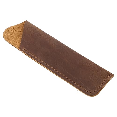 DIYEAH Stiftebeutel ledermäppchen für stifte pinseltasche künstler Etui Aufbewahrungstasche für Schreibwaren federmäppchen Aufbewahrungstasche für Stifte Stifthalter aus Leder von DIYEAH