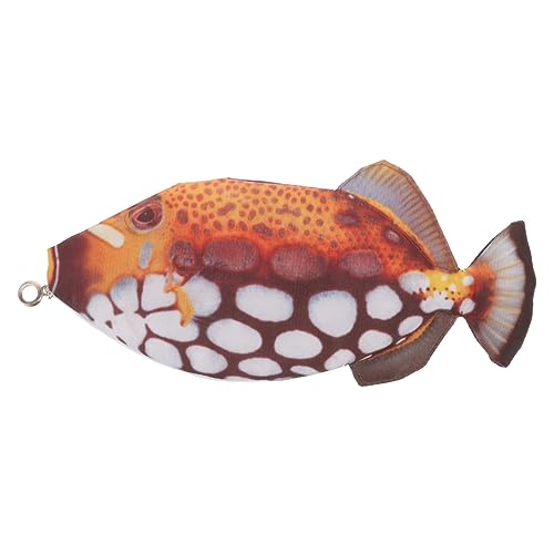 DIYEAH Stiftetasche Mit Fisch Imitation Hai Cartoon Fisch Geldbörse Ästhetische Fischform Stift Organizer Transparentes Federmäppchen Süße Meerjungfrau Stifte Aufbewahrungstasche von DIYEAH