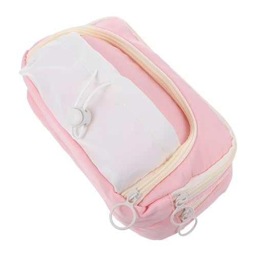 DIYEAH Stifttasche Für Große Mehrschichtige Federmäppchen Tragbar Und Geräumig Für Schreibwaren Leicht Und Langlebig Mit Kordelzug von DIYEAH