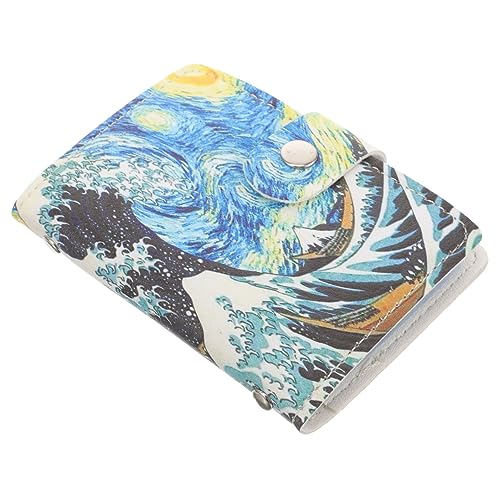 DIYEAH Stylischer Kartenhalter aus PU Leder Multifunktionales Kartenetui mit Mehreren Fächern Robuster Kartenpouch für Kreditkarten Ausweise Visitenkarten Praktisch Elegant von DIYEAH