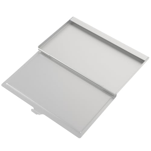 DIYEAH Sublimations Visitenkartenetui aus Aluminium DIY Business Kartenhalter mit Großer Kapazität Langlebig Gewölbte Konvexe Oberfläche für Individuelle Gestaltung für Professionelle von DIYEAH