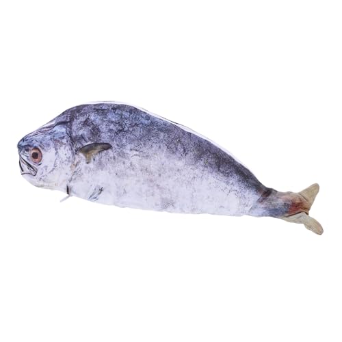 DIYEAH Tasche Für Fischstifte Floppendes Fischspielzeug Neuheitstaschen Bleistiftbeutel Süß Fisch Beutel Simulations-plüschtiere Fisch-geldbörse Fisch Geldbörse Kleine Angeltasche Stoff von DIYEAH