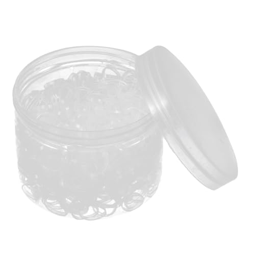 DIYEAH Transparente Haargummis Elastische Gummibänder Für Schonende Frisuren Für Mädchen Und Erwachsene Reißfest Und Langlebig Für Tägliche Anwendungen von DIYEAH
