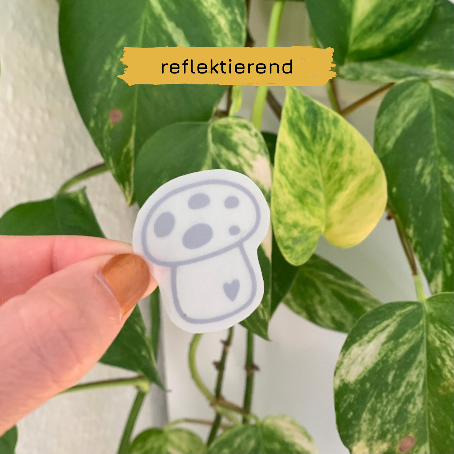 Pilz - Aufbügler/Bügelbild Reflektierend | Diy Hunger von DIYHunger