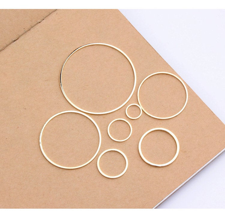 20mm/25mm Silber Ton/Kc Gold Kupfer Runde Rahmen Anhänger Charme Finden, Ohrring Charme, Diy Zubehör Schmuck Machen 20mm/25mm Silber Ton/Kc Gold Kupfer Runde Rahmen Anhänger Charme Finden, Ohrring Charme, Diy Zubehör Schmuck Machen von DIYLoveOcean