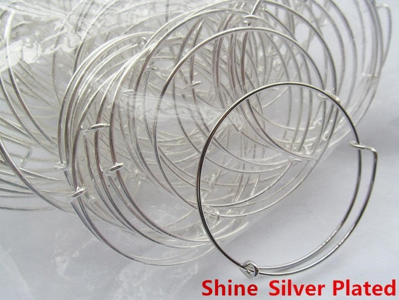 Innen-55mm-Fashion High Quality Expandable Bangle Alloy Wire Armband, Adjustable, Diy Accessoires Schmuck Herstellung, Für Beading Und Charm Innen-55mm-Fashion High Quality Expandable Bangle Alloy Wire Armband, Adjustable, Diy Accessoires Schmuck Herstellung, Für Beading Und Charm von DIYLoveOcean