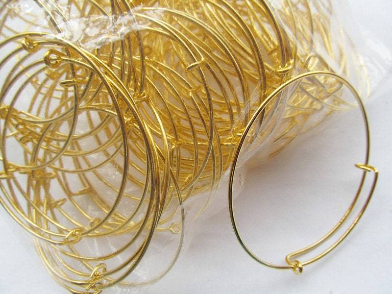 Innere 65mmMode Hohe Qualität Erweiterbare Armreif Legierung Draht Armband, Verstellbar, Diy Zubehör Schmuckherstellung, Für Perlen Und Charme von DIYLoveOcean