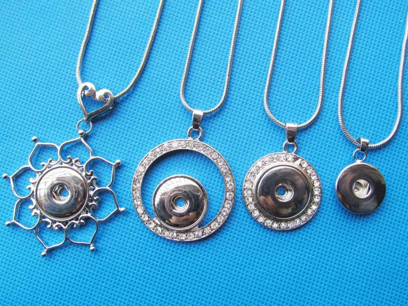 Silberne Kupferschnecken-Schnappkettenkette, Mit Charm Finding, 19mm Snap Chunks Button Cabochon, Diy Accessory Jewelry Making Silberne Kupferschnecken-Schnappkettenkette, Mit Charm Finding, 19mm Snap Chunks Button Cabochon, Diy Accessory Jewelry Making von DIYLoveOcean