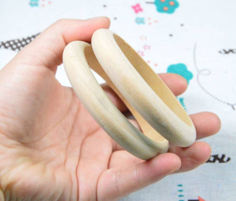 2 Stück/5 Stück Holzarmreif, Unvollendet Gebogene Große Holzkreise 78 Mm 2 Stück/5 Stück Holzarmreif, Unvollendet Gebogene Große Holzkreise 78 Mm von DIYartworld