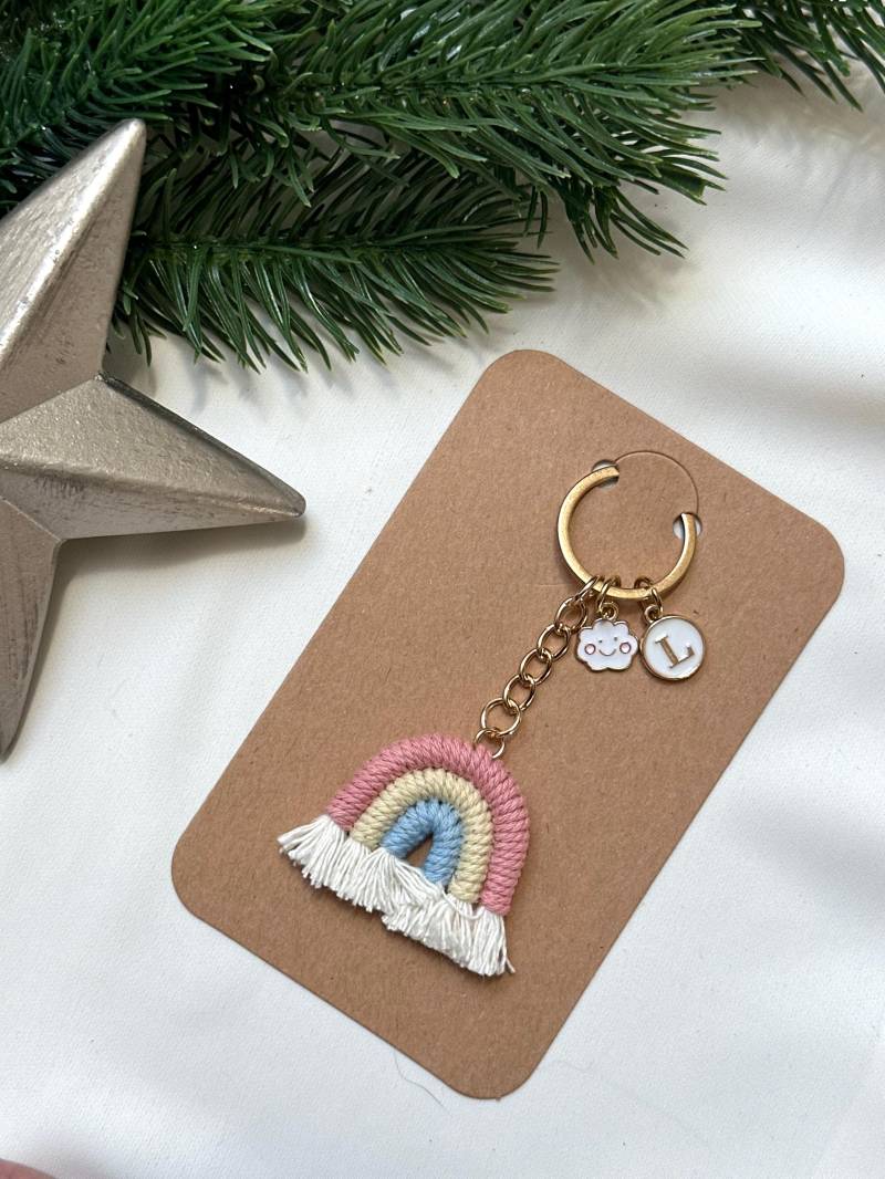 Personalisierte Regenbogen-Schlüsselanhänger Weihnachtsgeschenk/Gastgeschenk/Brautjungfern/Hochzeit von DIYbyBibbels
