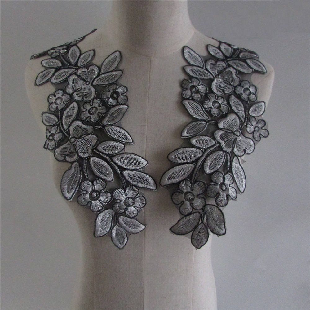 Ein Paar Gestickte Blumen Applikation Patch, Vintage Floral Patch Für Kleidung Oder Kleid Dekoration Applikationen Patches Ein Paar Gestickte Blumen Applikation Patch, Vintage Floral Patch Für Kleidung Oder Kleid Dekoration Applikationen Patches von DIYsharing