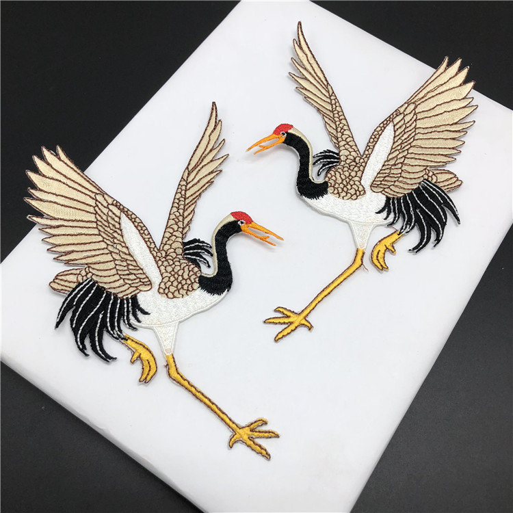 Ein Paar Kranich Gesticktes Eisen Auf Applikation Patch, Vintage Vögel Patch Für Kleidung Oder Kleid Dekoration Stickerei Applikationen Patches Ein Paar Kranich Gesticktes Eisen Auf Applikation Patch, Vintage Vögel Patch Für Kleidung Oder Kleid Dekoration Stickerei Applikationen Patches von DIYsharing
