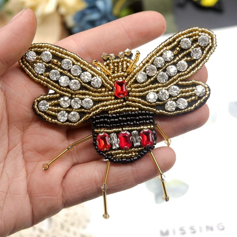 Schmetterling Stickerei Perlen Pailletten Applikation Patch, Patch Lieferungen Für Mantel, T-Shirt, Kostüm Dekorative Applikationen Patches von DIYsharing