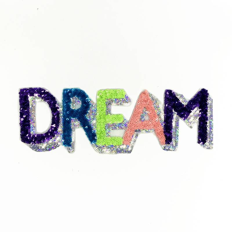 Traum Pailletten Applikation Patch, Paillette Patch Zubehör Für Mantel, T-Shirt, Kostüm Dekorative Applikationen Patches von DIYsharing