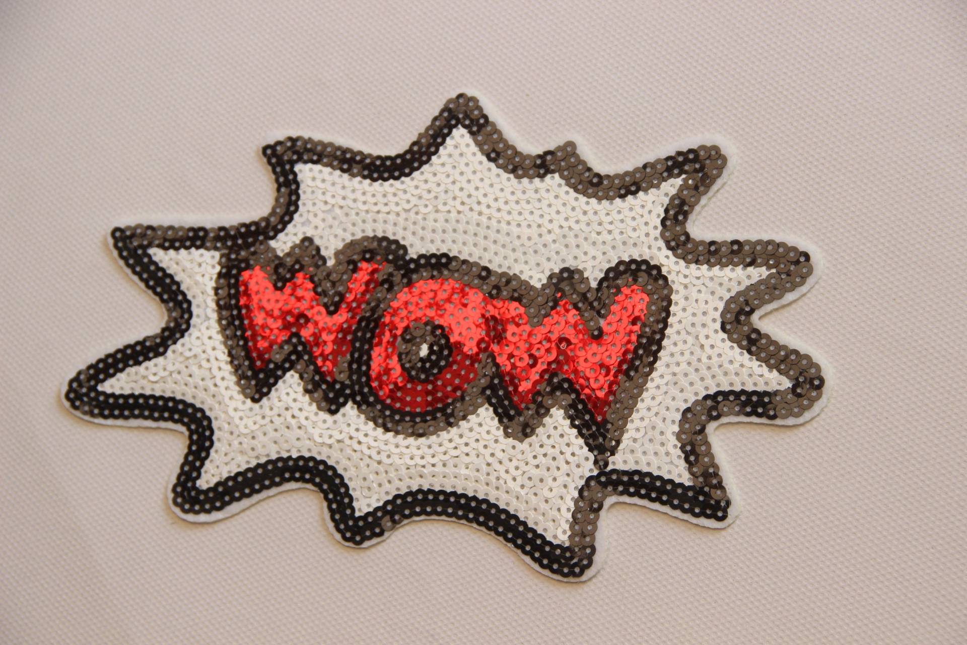 Wow Pailletten Applikation Patch, Paillette Patch Zubehör Für Mantel, T-Shirt, Kostüm Dekorative Patches von DIYsharing