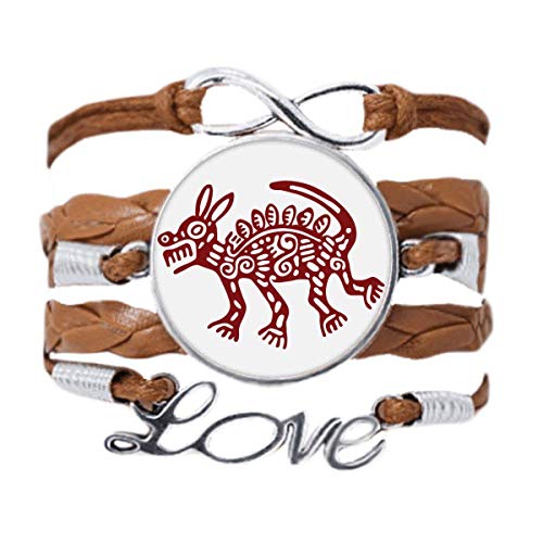 DIYthinker Armband Mexiko, Totems, Wildtiere, alte Zivilisation, Liebe, Kette, Seil, Ornament, Armband, Geschenk von DIYthinker