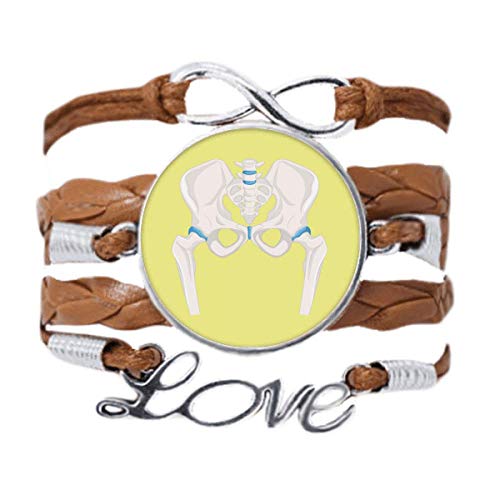 DIYthinker Armband mit Glücks-Illustration für Hüfte, Becken, Liebe, Kette, Seil, Ornament, Armband, Geschenk von DIYthinker