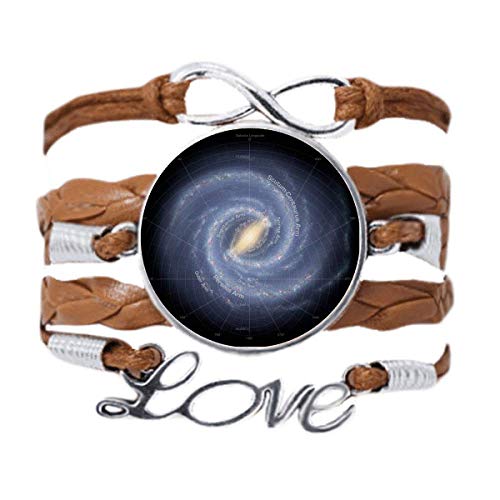 DIYthinker Armband mit Sternen, Galaxie, Lichtjahr, Liebe, Kette, Seil, Ornament, Armband, Geschenk von DIYthinker