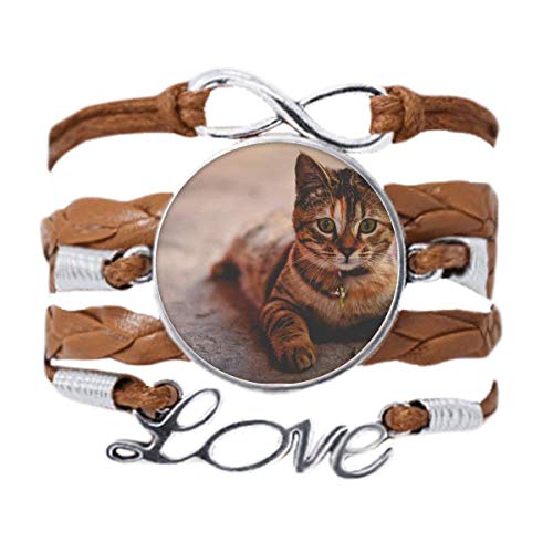 DIYthinker Armband mit Tiermotiv, ruhig, Katze, Liebeskette, Seil, Ornament, Armband, Geschenk, Nicht zutreffend. von DIYthinker