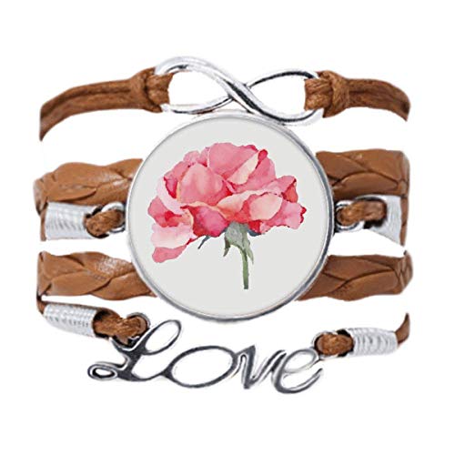 DIYthinker Armband mit Wasserfarben, Nelke, Blumen, Pflanze, Liebe, Kette, Seil, Ornament, Armband, Geschenk von DIYthinker