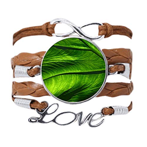 DIYthinker Bananenblatt Pflanze Bild Natur Armband Liebe Kette Seil Ornament Armband Geschenk, Metall, Nicht zutreffend. von DIYthinker