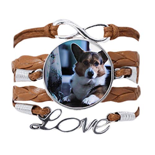 DIYthinker Corgi Armband mit einsamem Bild, Liebe, Kette, Seil, Ornament, Armband, Geschenk, Metall, Nicht zutreffend. von DIYthinker