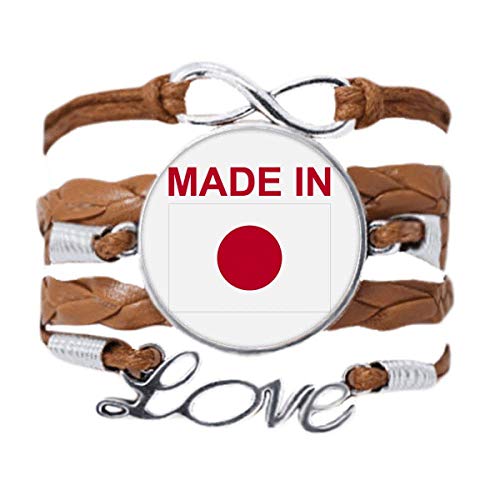 DIYthinker Made in Japan Country Love Armband Liebeskette Seil Ornament Armband Geschenk von DIYthinker