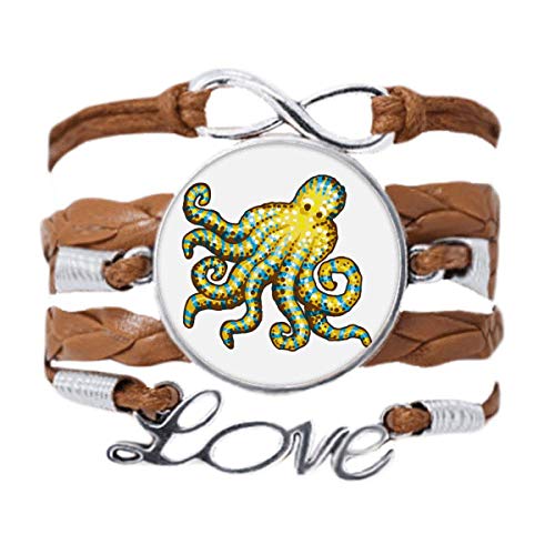 DIYthinker Oktopus-Armband mit Cartoon-Muster, Liebe, Kette, Seil, Ornament, Armband, Geschenk von DIYthinker