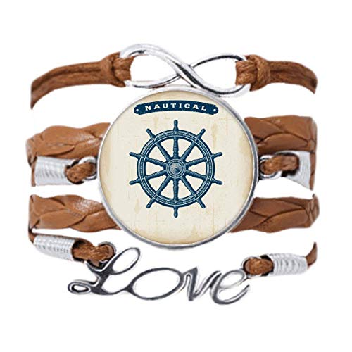 DIYthinker Ruder Exploration Militär Ozean Armee Armband Liebe Kette Seil Ornament Armband Geschenk von DIYthinker