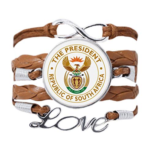 DIYthinker Südafrika Afrika Emblem Armband Liebeskette Seil Ornament Armband Geschenk von DIYthinker