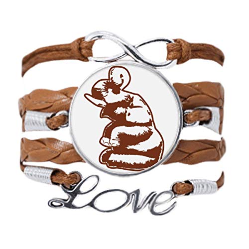 DIYthinker Thailändisches Armband mit Skulpturen aus Thailand, Liebeskette, Seil, Ornament, Armband, Geschenk von DIYthinker