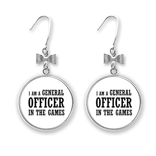 Ohrhänger mit Schleife "I Am A General Officer In The Games" Ohrhänger mit Schleife "I Am A General Officer In The Games" von DIYthinker