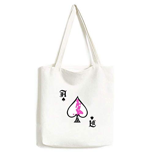 Pink Bikini Beauty Woman Handtasche Craft Poker Spade waschbare Tasche, mehrfarbig, Einheitsgröße von DIYthinker