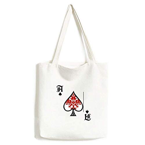 Russland National Emblem Adler Handtasche Handwerk Poker Spaten waschbare Tasche, mehrfarbig, Einheitsgröße von DIYthinker