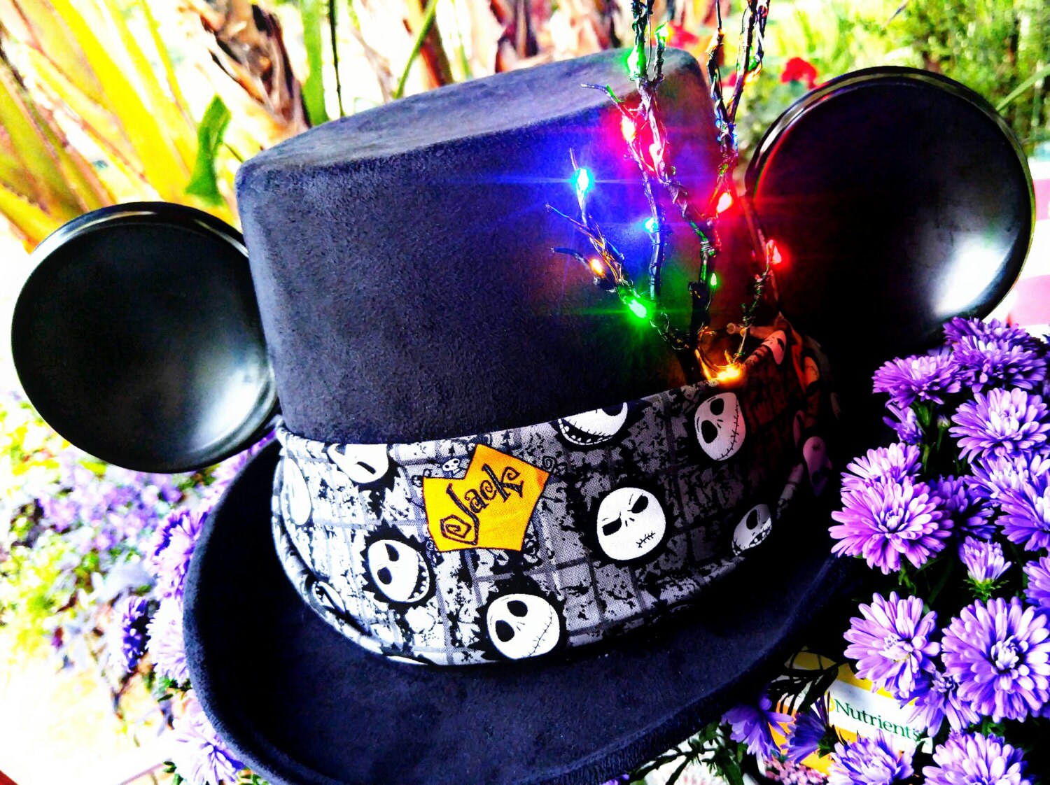 Alptraum Vor Weihnachten Hut.jack Skellington Mickey Ohren. Top Hut. Halloween Mütze Alptraum Vor Weihnachten Hut.jack Skellington Mickey Ohren. Top Hut. Halloween Mütze von DIZZYLIDZ