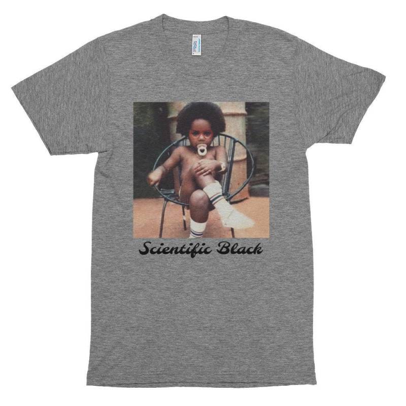 Kurzarm Weiches T-Shirt - Wissenschaftliche Schwarze Baby-T-Shirt von DJBlackCaesars